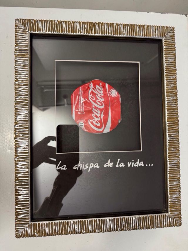 Cuadro Coca-Cola Lata Aplastada