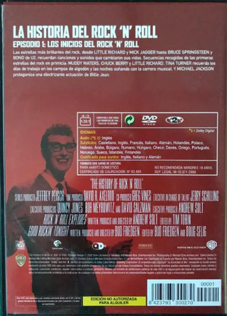 La Historia del Rock N Roll Vol. 1 DVD