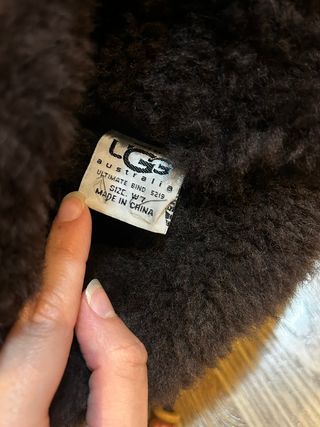 Botas Vintage UGG Australia de Piel y Lana
