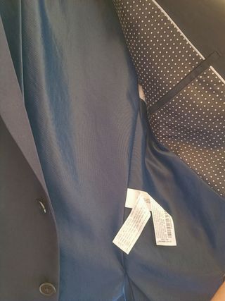 Traje Zara Azul Marino Hombre