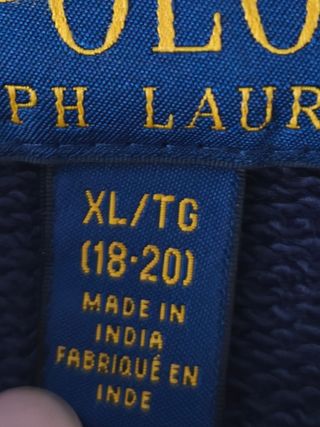 Sudadera Polo Ralph Lauren niño azul