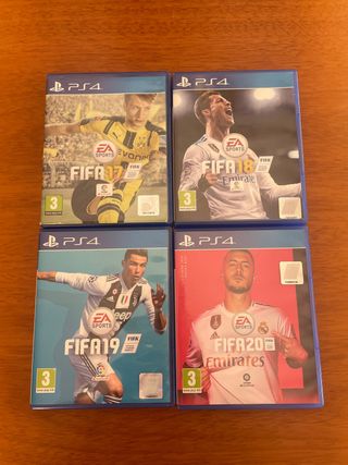 Saga FIFA PS4: 17, 18, 19, 20