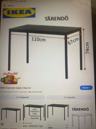 mesa Ikea estudio/comedor