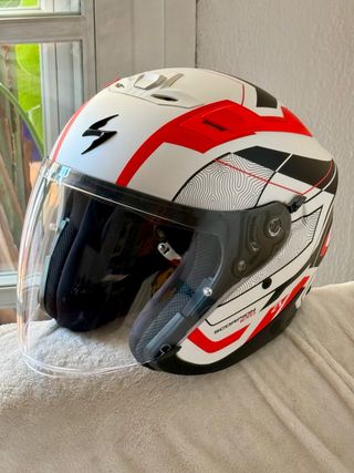 Casco Scorpion Exo Z1 Blanco/Rojo