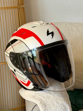 Casco Scorpion Exo Z1 Blanco/Rojo