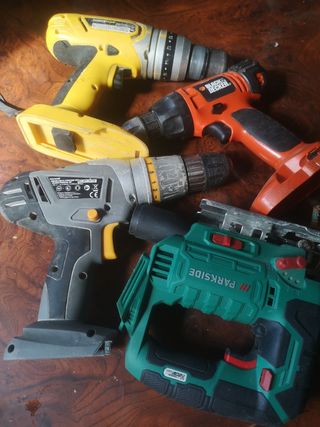 Lote de 
Taladro Black & Decker y más