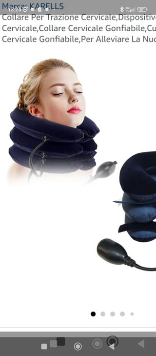 Collare cervicale gonfiabile