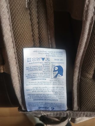 Mochila porta bebes.