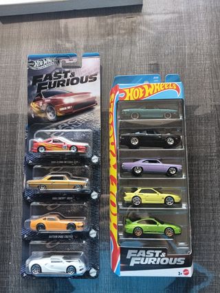 Lote 5 Coches Hot Wheels Fast & Furious