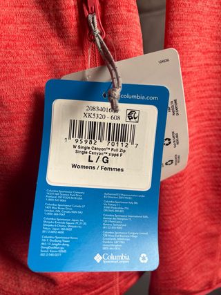 Chaqueta Columbia coral