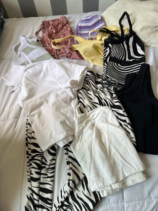 8 Top variados 1 pantalón ropa juvenil de marcas