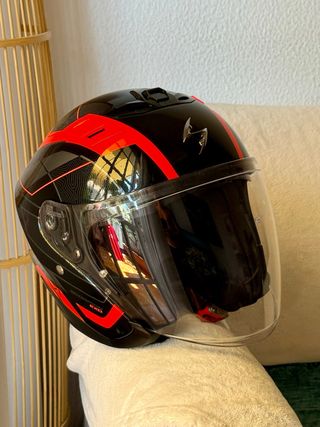 Casco Scorpion Exo Z1 - Negro/Rojo