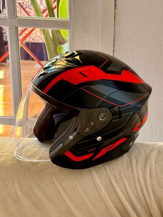Casco Scorpion Exo Z1 - Negro/Rojo
