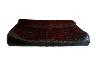 bolso vintage de auténtico cuero 80's unisex 