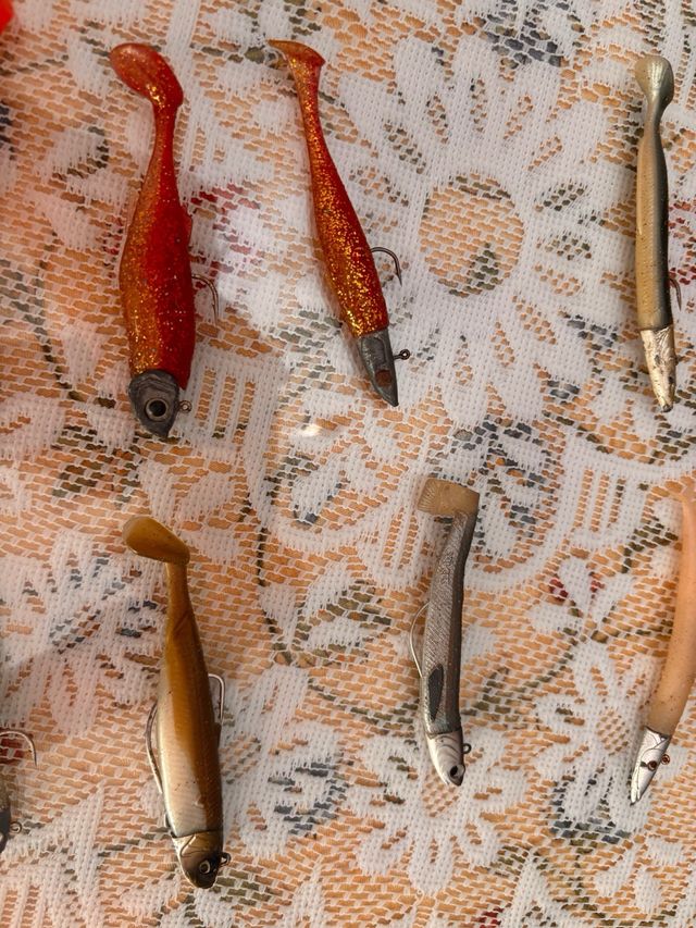 Señuelos de Pesca Vinilo Variados