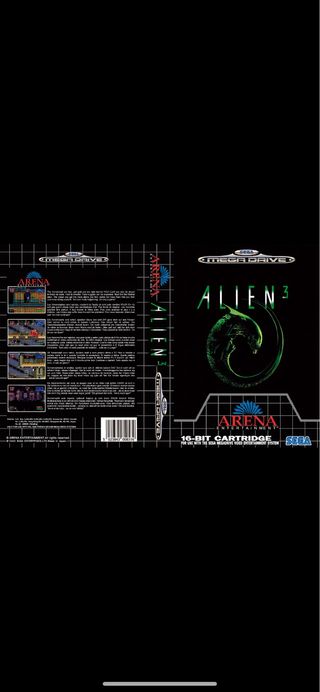 caja Alien 3 Mega Drive Sega