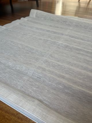 Estor plegable paqueto semi-trasparente 105X175cm