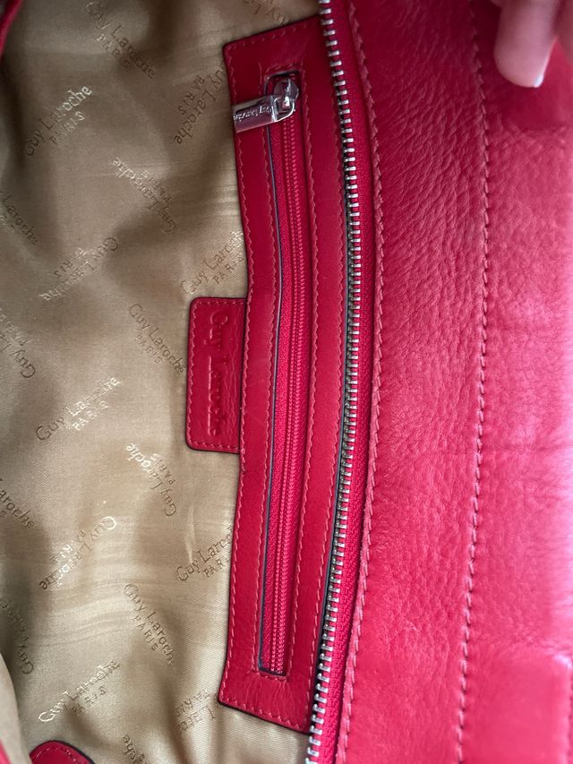Bolso Piel Guy Laroche Rojo