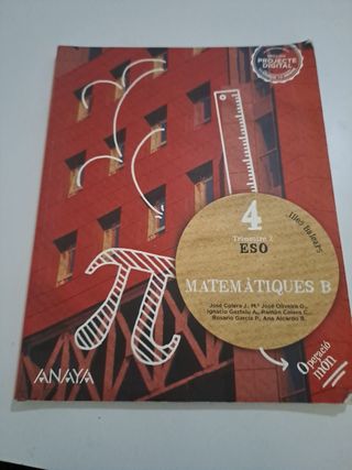 Libros 4° ESO
