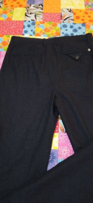 Pantalón Zara Man Talla 40 Azul marino 