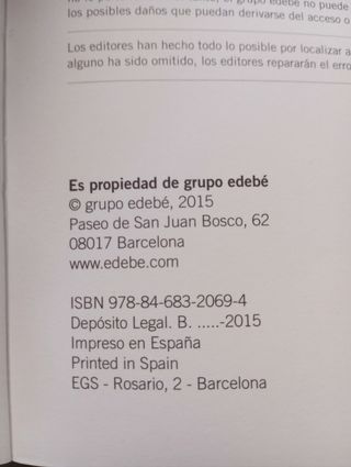 LATÍN 1 EDEBÉ Bachillerato 