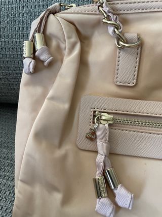 Bolso Tous Rosa Piel y Tela