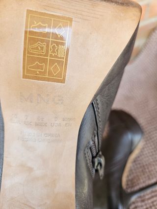 Botines Mango grises