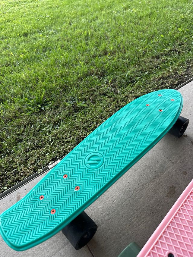 2 Patinetes Penny Board (Rosa y Verde)
