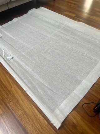 Estor plegable Vinci Lino beige 150x175 cm