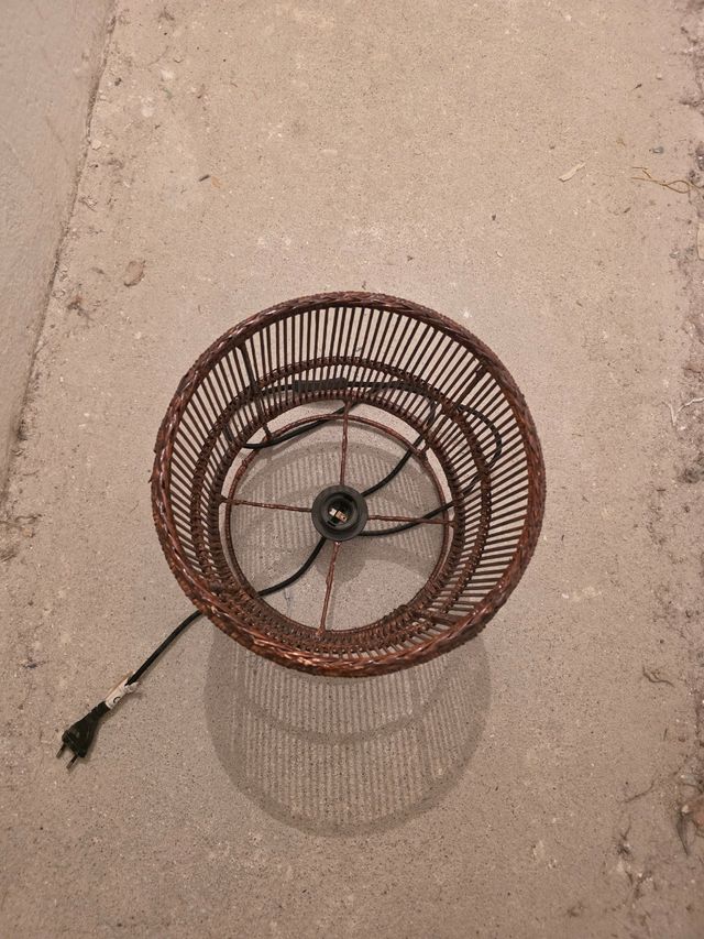 Conjunto 2 Lámparas Ratán