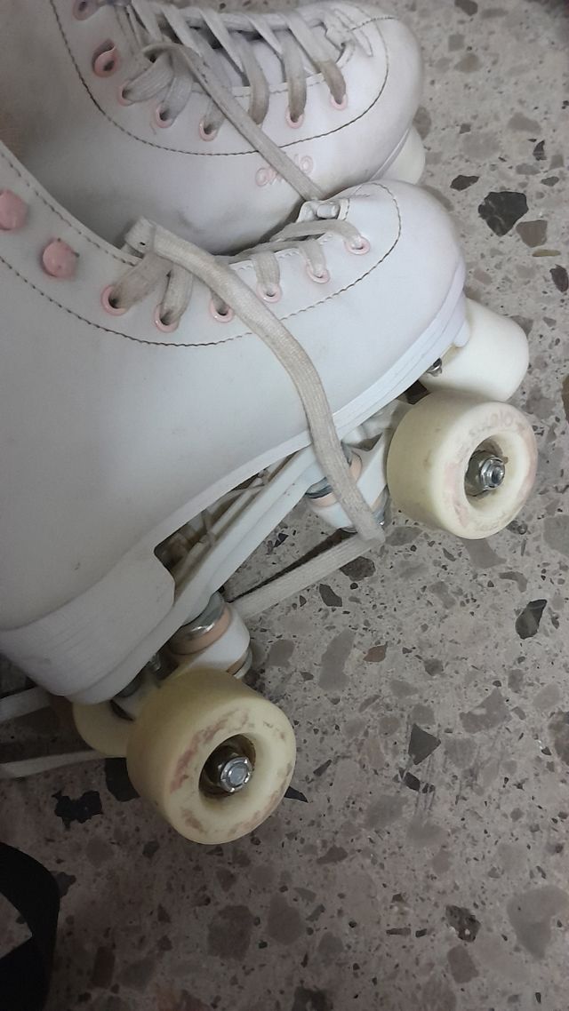 Patines Oxelo Talla 36 Blancos/Rosa