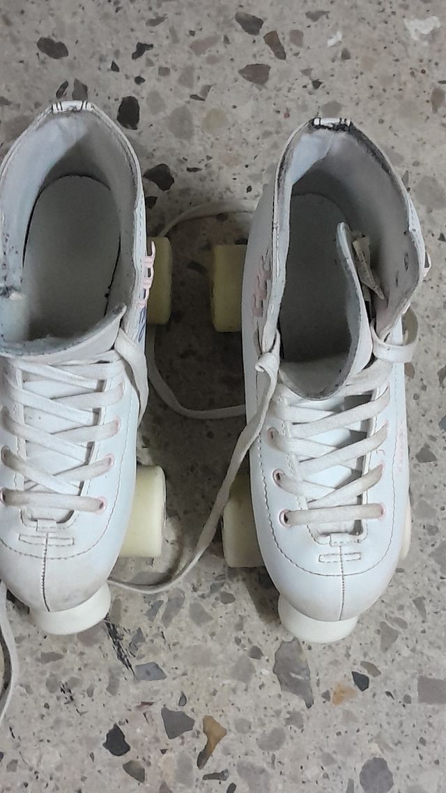 Patines Oxelo Talla 36 Blancos/Rosa
