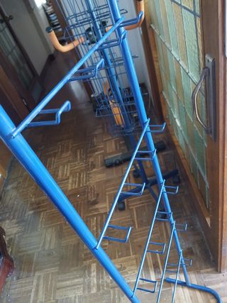 Expositor Estantería Metálica Azul