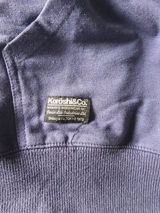 Sudadera con capucha Koroshi azul