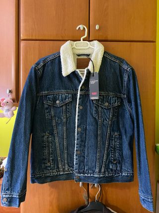 Chaqueta Levi's vaquera forrada azul