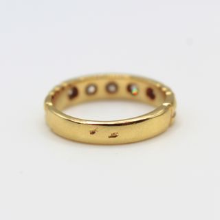 Anillo Oro 18K, Diamantes, 4.57gr, T-13