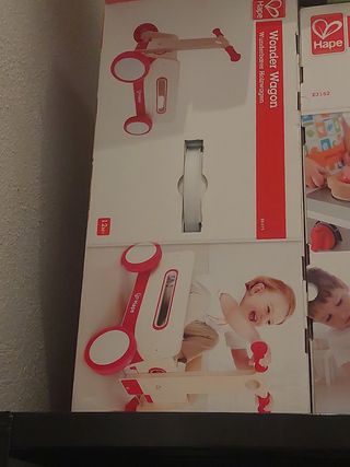 Carretilla andador de madera Hape