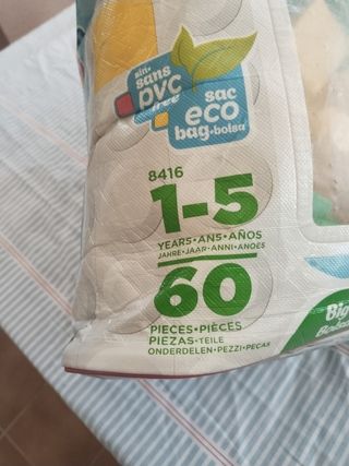 Mega Bloks Saco de Piezas para niños 
