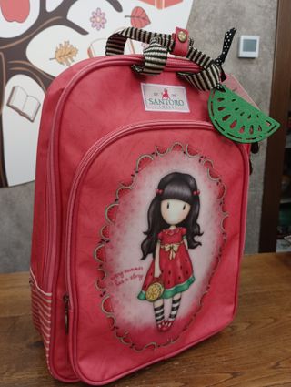 Mochila Gorjuss Santoro Rosa