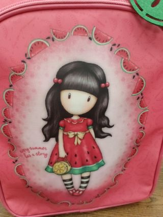 Mochila Gorjuss Santoro Rosa