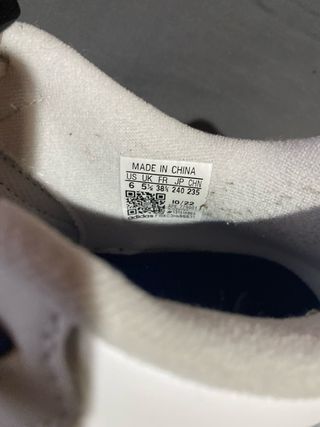Zapatillas Adidas Blancas y Azules