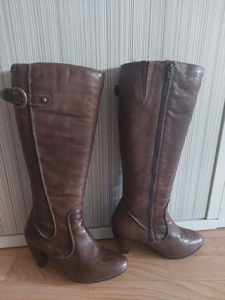 Botas altas de piel Martinelli