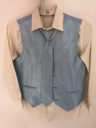 Traje de comunión blanco para niño