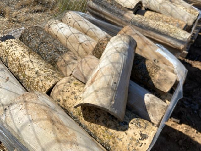 Tejas árabes / tejas de barro antiguas