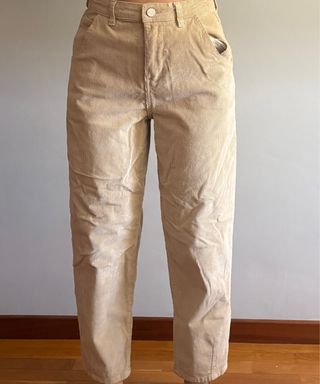 Pantalón de pana beige