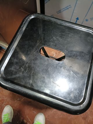 Silla alta de metal negra (disponible 5 unides)