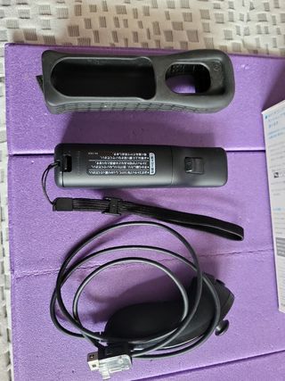 Mando Wii y Nunchuk Nintendo Negro