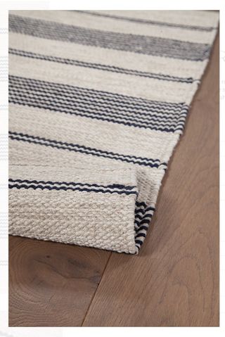 Kilim BAY STRIPE DEEP BLUE 200X60 CM
