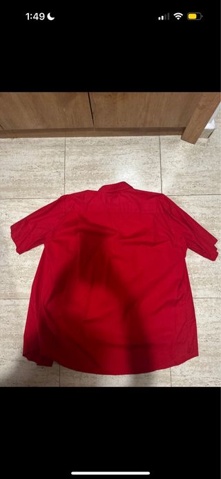 Camisa Lacoste Roja Hombre