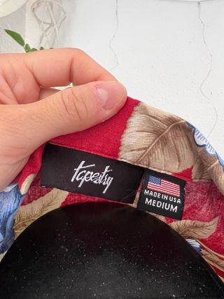 Camisa Hawaiana Estampada